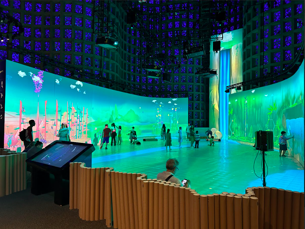Connected Worlds exhibit