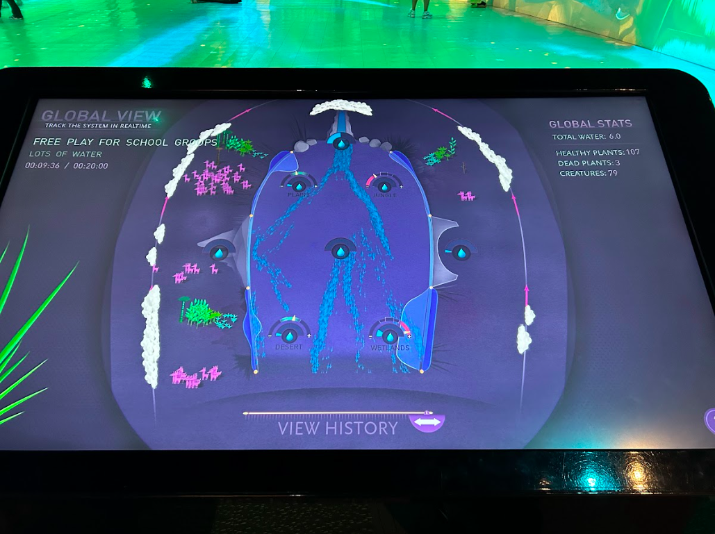 Connected Worlds large touchscreen