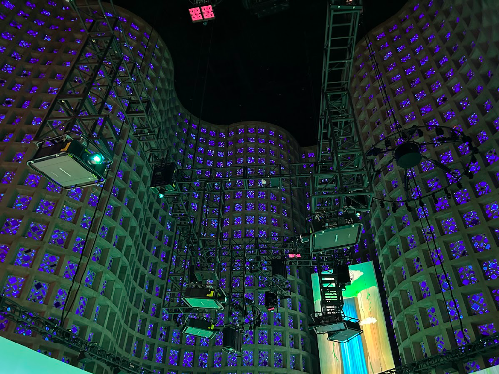 Connected Worlds Hall of Science ceiling infrastructure