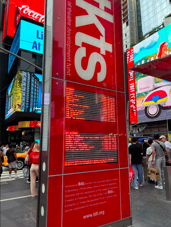 TKTS kiosk display